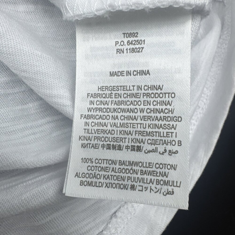 Boden Women’s White Cotton Collared Notch V Neck Long Sleeve Blouse Top Sz 4 NEW - Picture 8 of 10